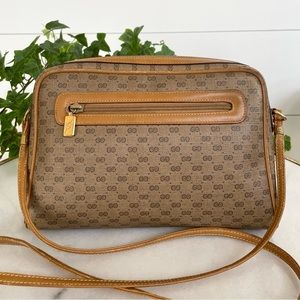 SOLD - Gucci Monogram Crossbody Bag | Vintage Gucci Monogram Crossbody